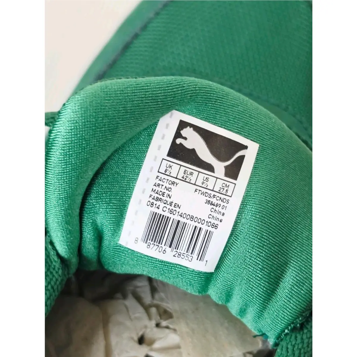 Puma shoes - PUMA R698 - 358489-01 - Green 10