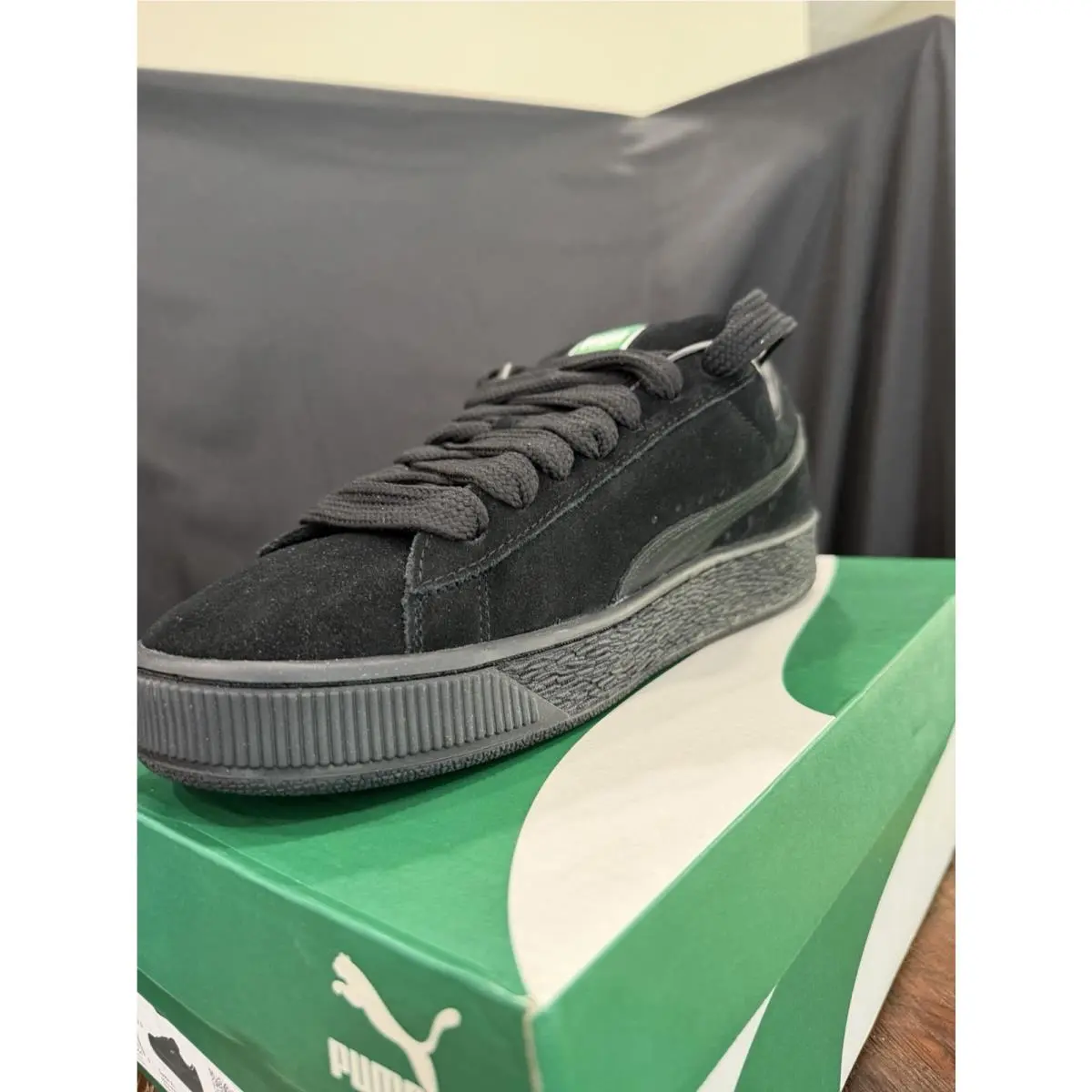 Puma shoes - PUMA Suede XL - Suede - 395205-33 - Black, Manufacturer: Black/Black 2