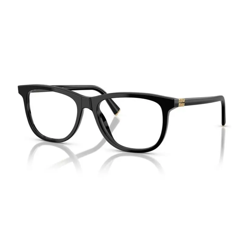 MU01WV 16K1O1 Black 52mm Eyeglasses by Miu Miu