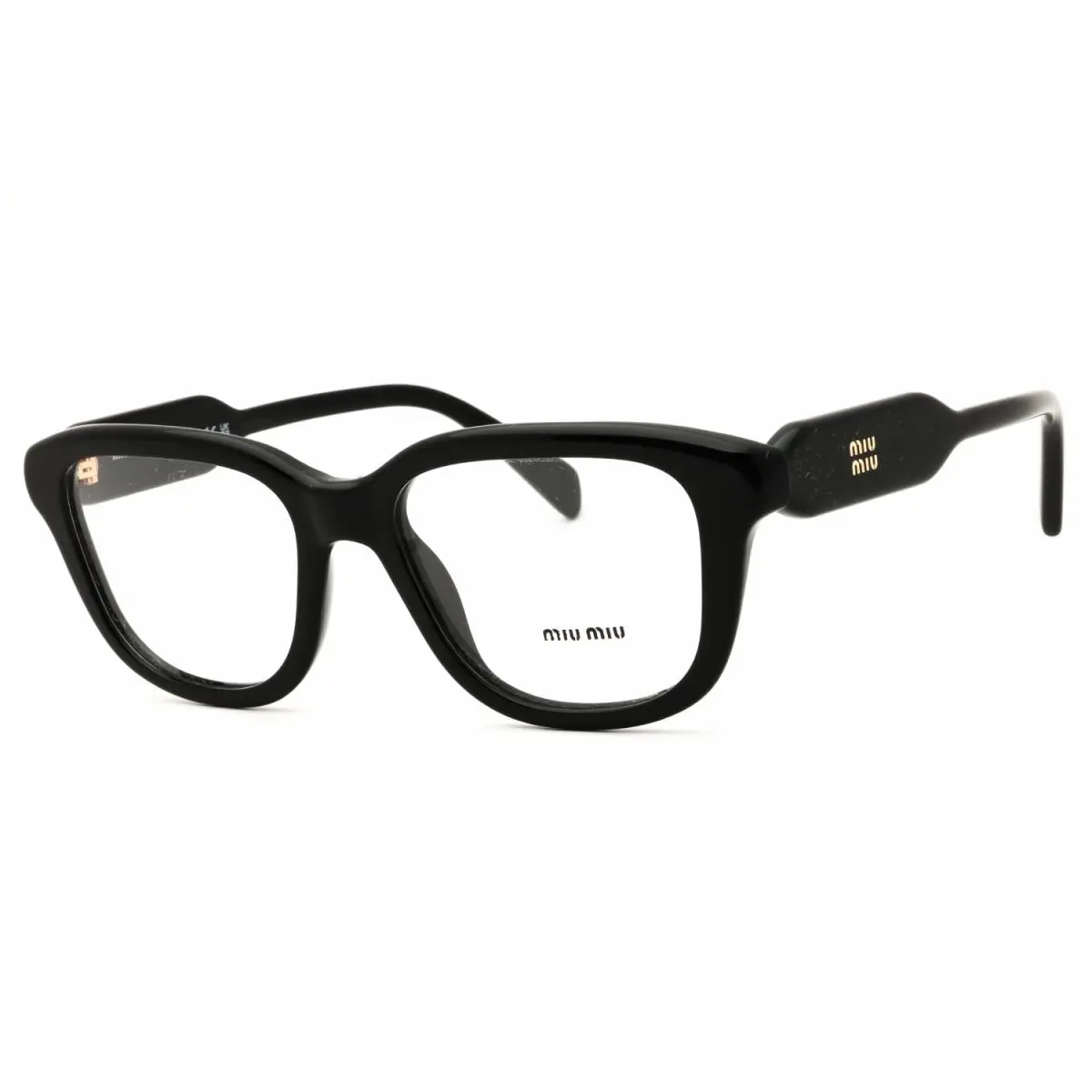 MU 02ZV 16K1O1 Black 53mm Eyeglasses by Miu Miu
