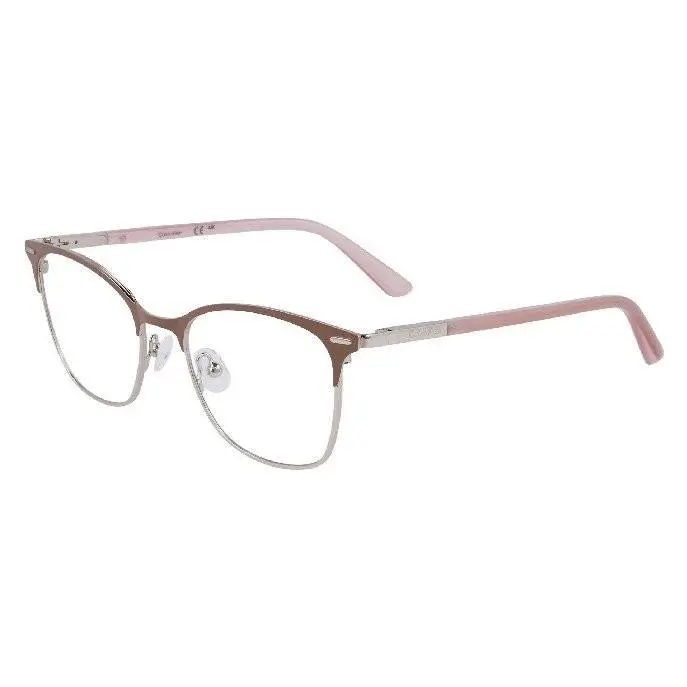 CK21124 208 Dark Brown Eyeglasses Frames 51mm Unisex by Calvin Klein