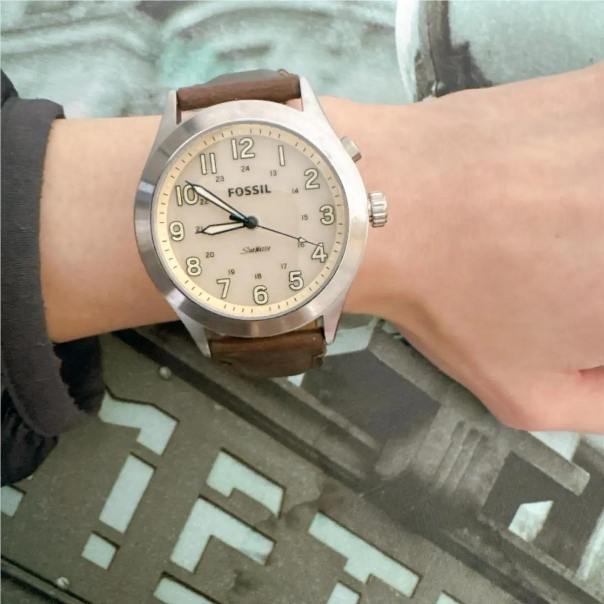 LE1059 The Archival Series Starmaster Limited Edition 3-Hand Quartz Watch by Fossil