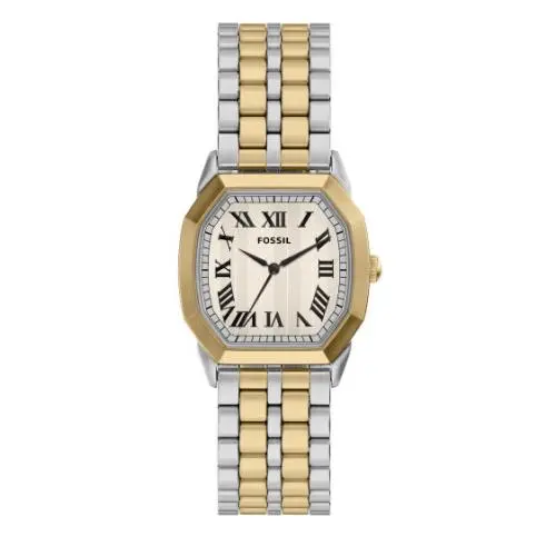 Harlow Three-hand Two-tone Stainless Steel 33mm Men`s Watch FS6212 by Fossil