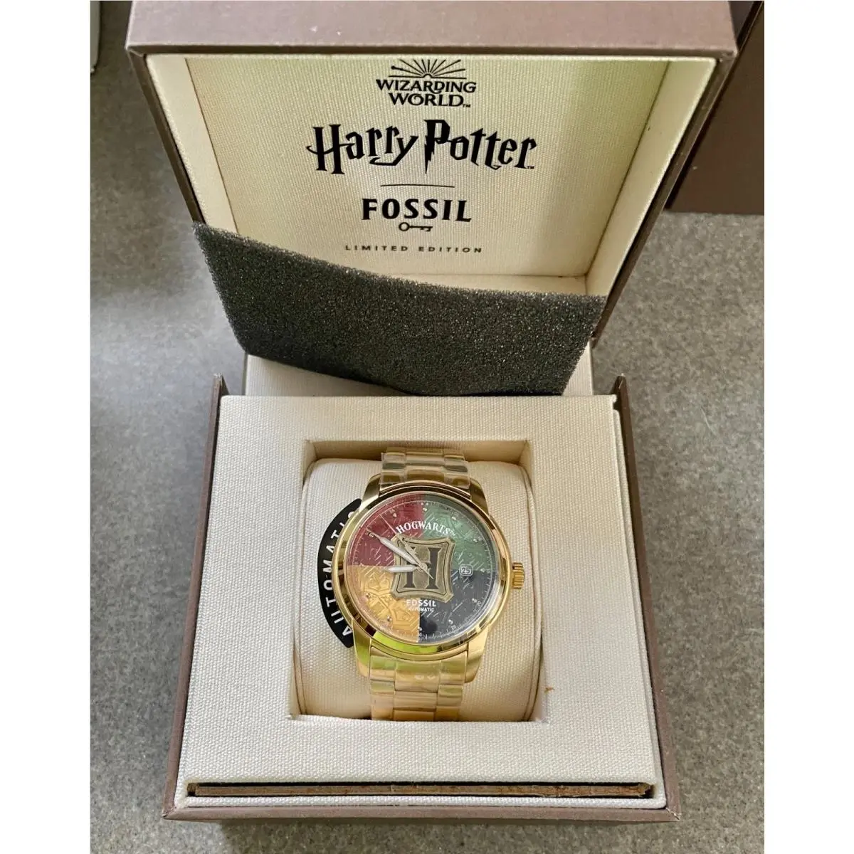 X Harry Potter Hogwarts Automatic Watch Limited Edition 2583 of 3000 by Fossil
