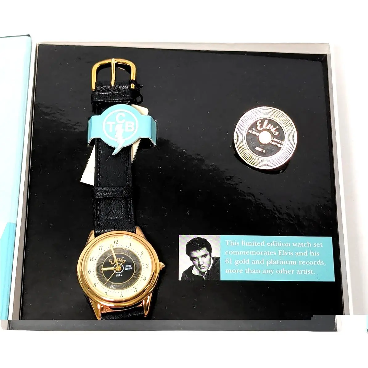 Elvis Presley Limited Edition Watch 3 Coa Box 02599/15000 1996 by Fossil