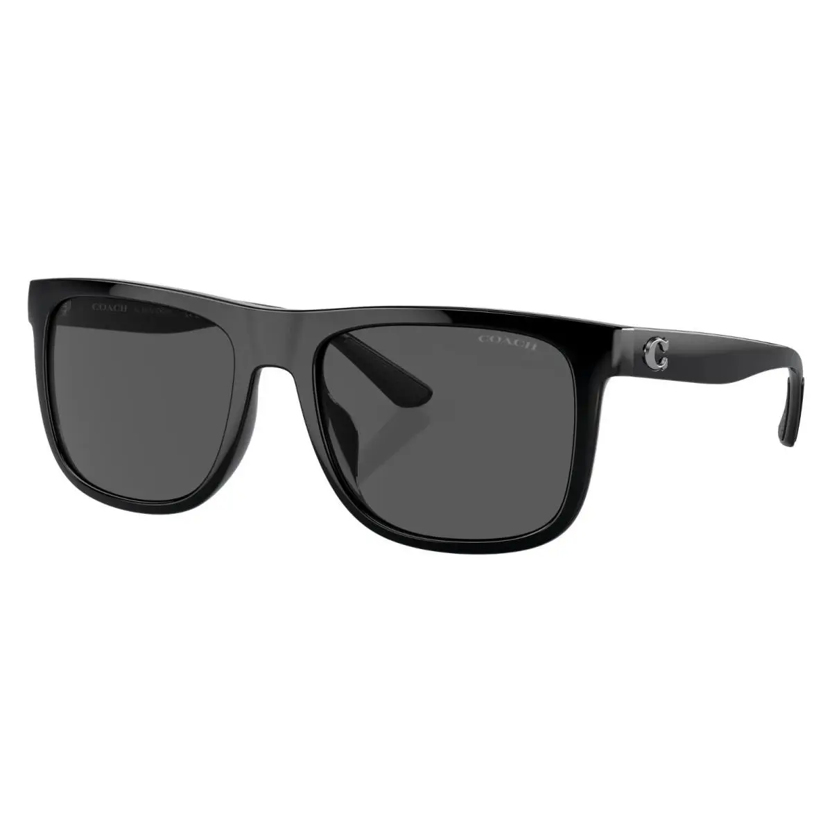 Sunglasses HC 8367U 51113C Polished Black Gray Gradient W/case by Coach