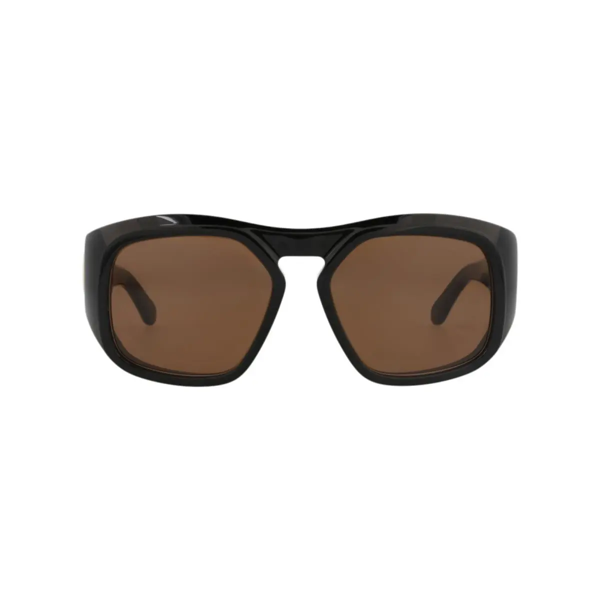 Unisex Square/rectangle Black Black Brown Fashion Designer Eyewear by Valentino