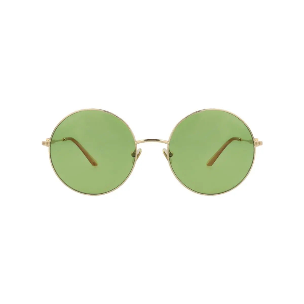 Unisex Round/oval Gold-gold-green Fashion Designer Eyewear by Valentino