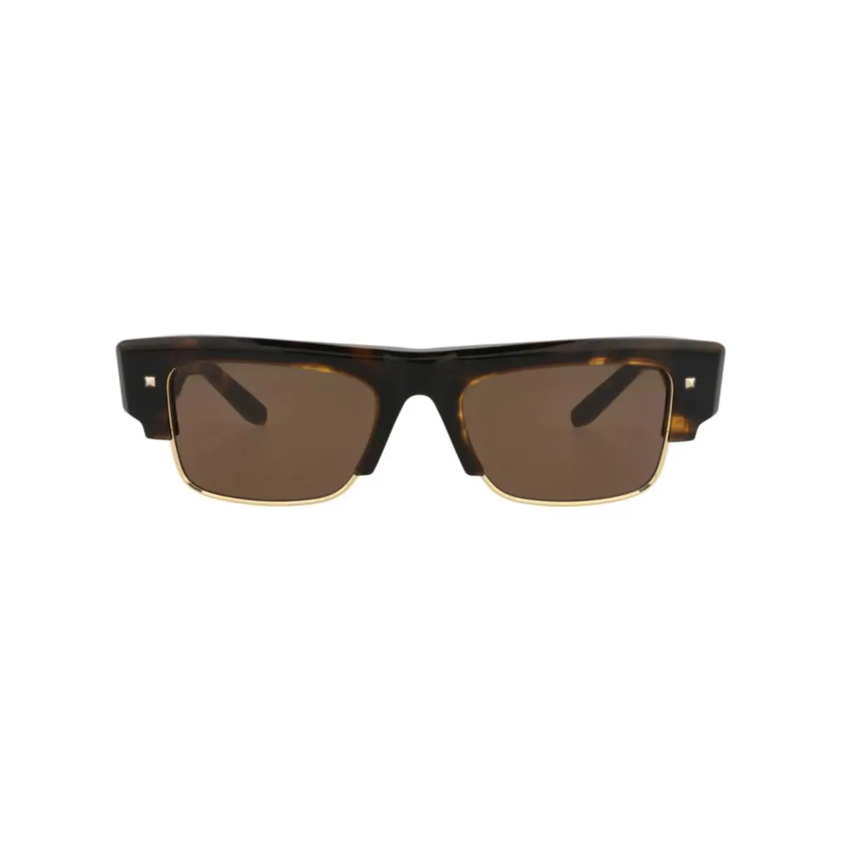 Unisex Square/rectangle Tortoise-tortoise-brown Fashion Designer Eyewe by Valentino