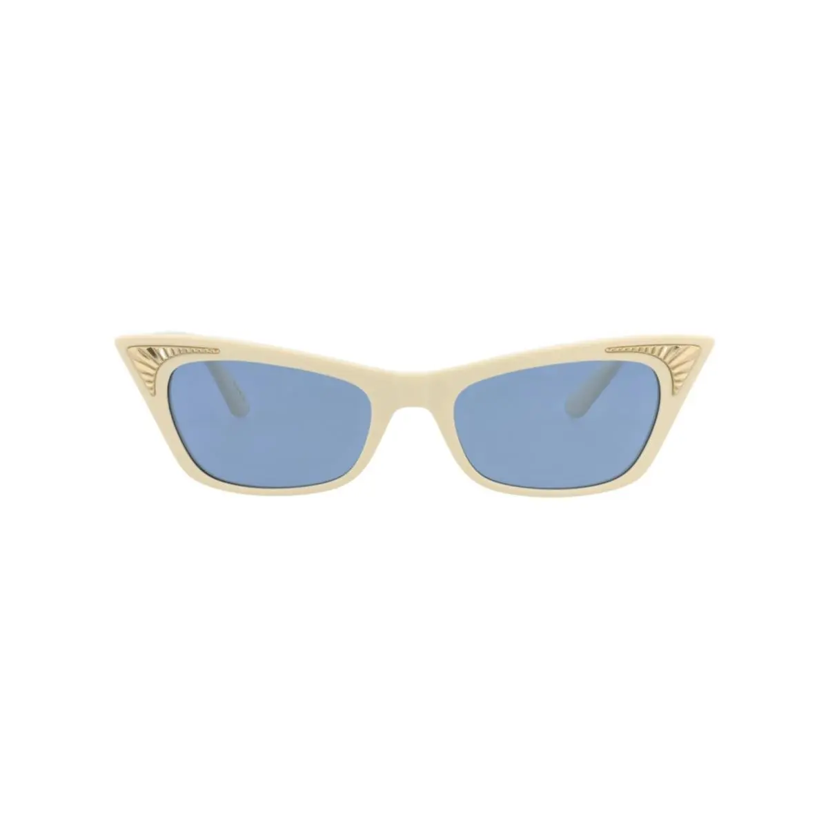 Womens Cat Eye Ivory-ivory-blue Fashion Designer Eyewear by Valentino