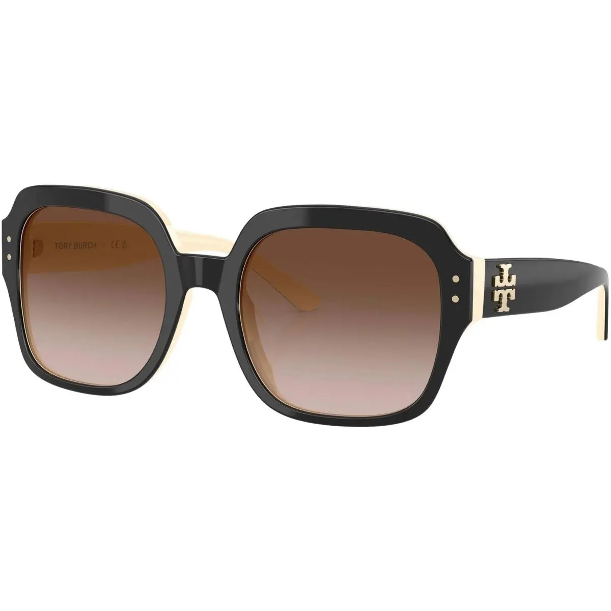 Women`s Black Oversized Butterfly Sunglasses - TY7143U 198813 56 by Tory Burch