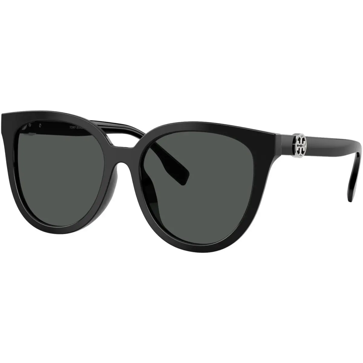 Women`s Black Rounded Cat-eye Sunglasses - TY7213D 170987 56 by Tory Burch