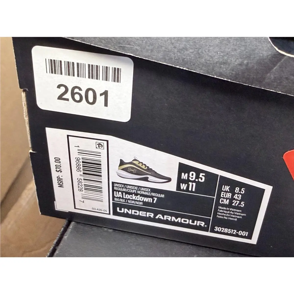 Under Armour shoes - Under Armour Lockdown 7 - Lockdown - Black 10