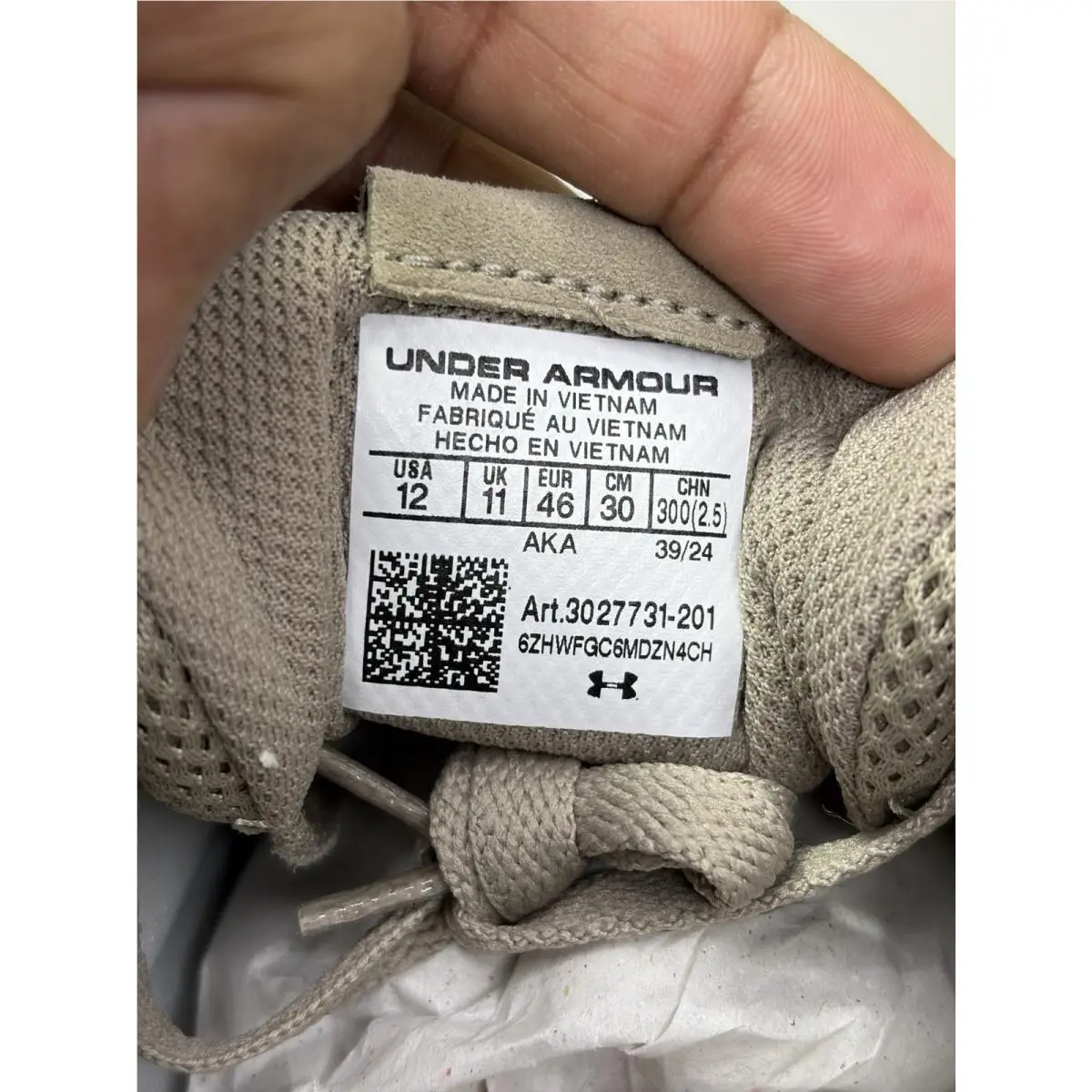 Under Armour shoes - UA EDGE SUEDE - EDGE SUEDE - 3027731-201 - TAUPE/KHAKI 8