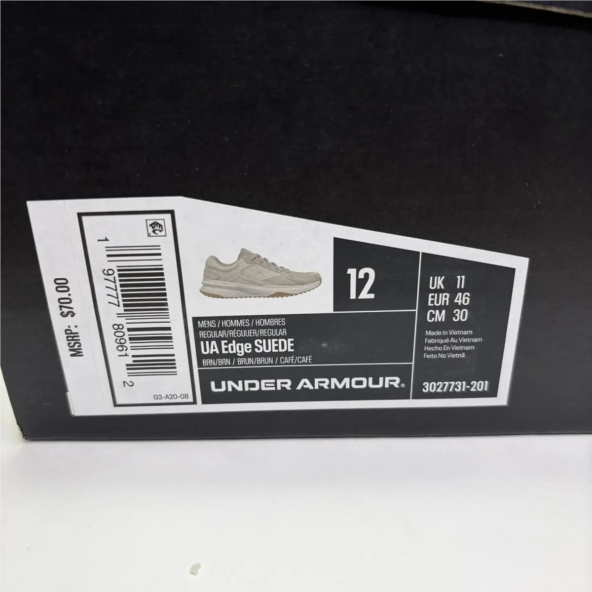 Under Armour shoes - UA EDGE SUEDE - EDGE SUEDE - 3027731-201 - TAUPE/KHAKI 11