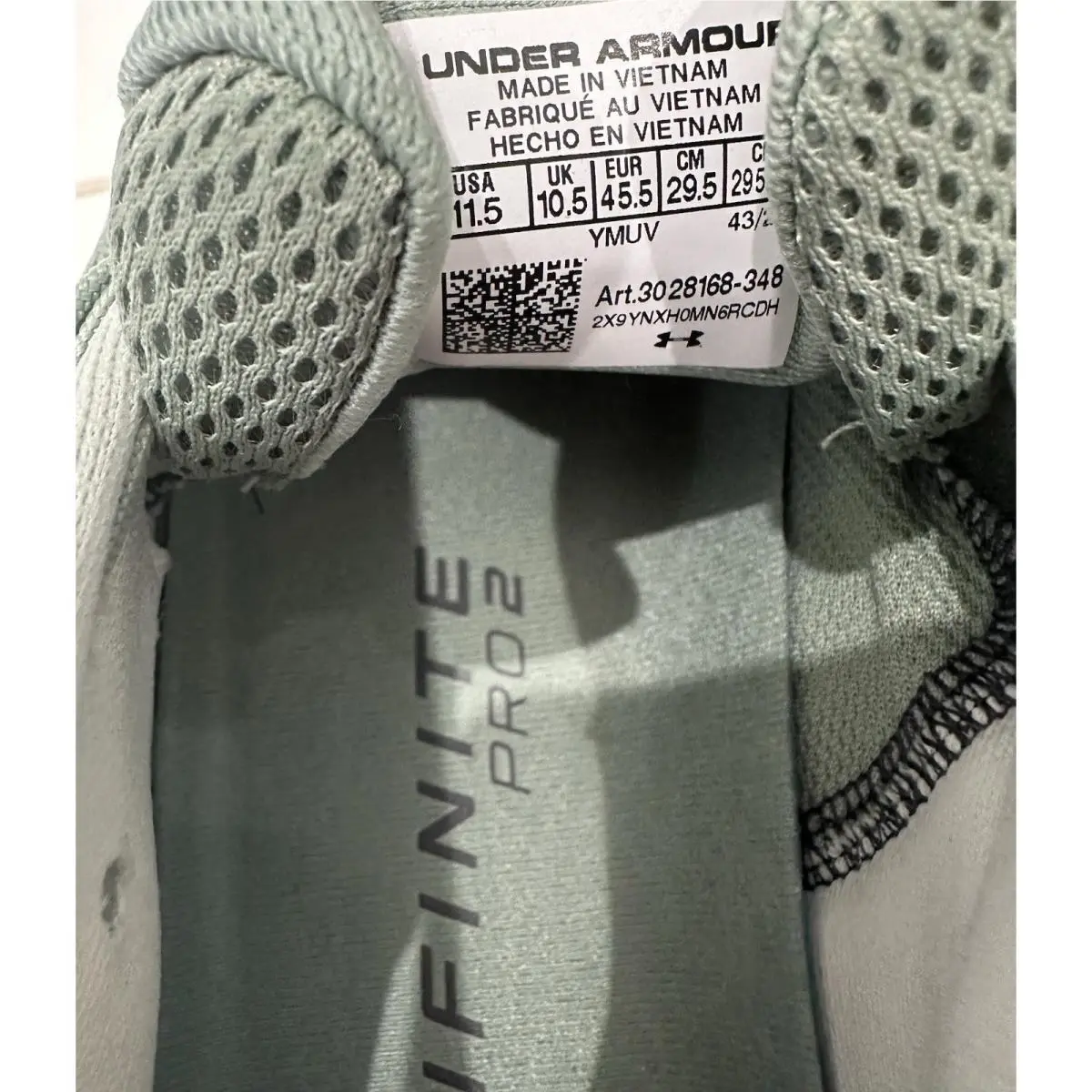 Under Armour shoes - Under Armour Infinite Pro 2 - 3028168-348 - Green 3