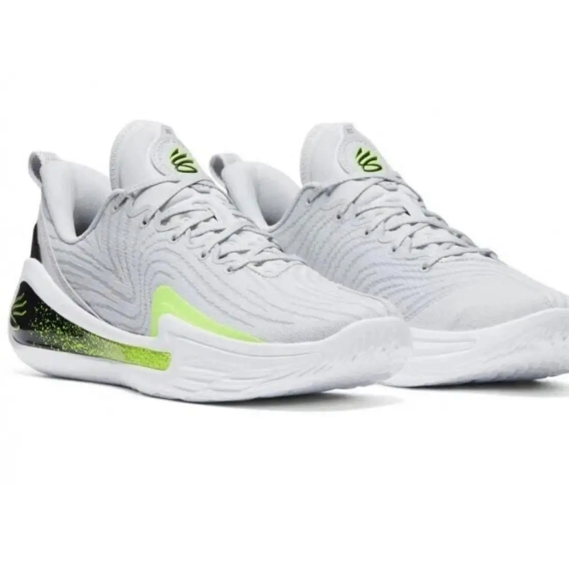 Under Armour shoes - Under Armour Curry 12 EXTL - Gray/ Black/ Yellow (UPC: 0197777547712) 0