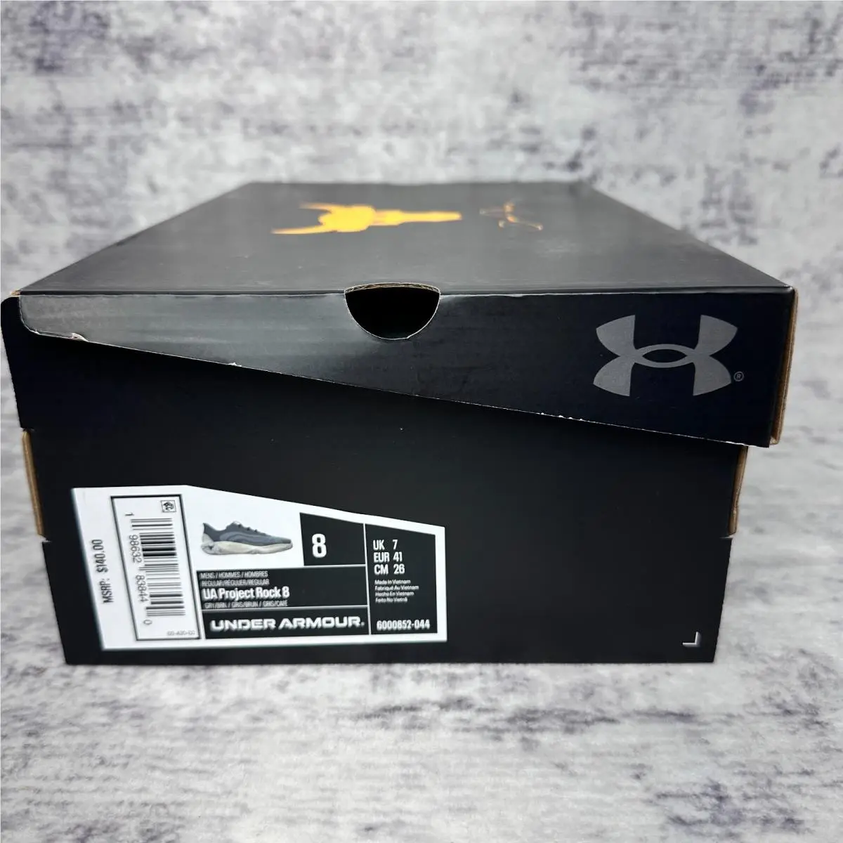 Under Armour shoes - UA Project Rock 8 - Project Rock - 6000852-044 - Slate Grey / Camo (UPC: 198632838440) 7