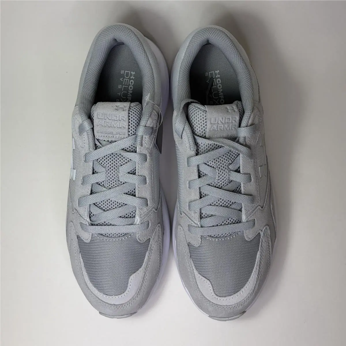 Under Armour shoes - UA EDGE SUEDE - EDGE SUEDE - 3027731 - GRAY/WHITE 1