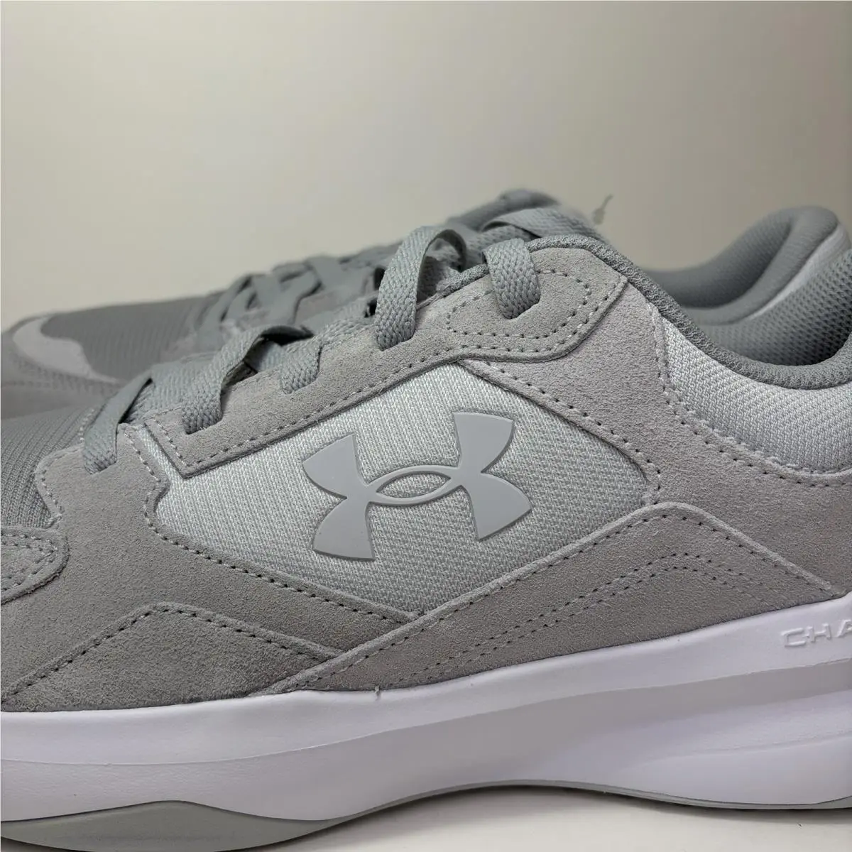 Under Armour shoes - UA EDGE SUEDE - EDGE SUEDE - 3027731 - GRAY/WHITE 5