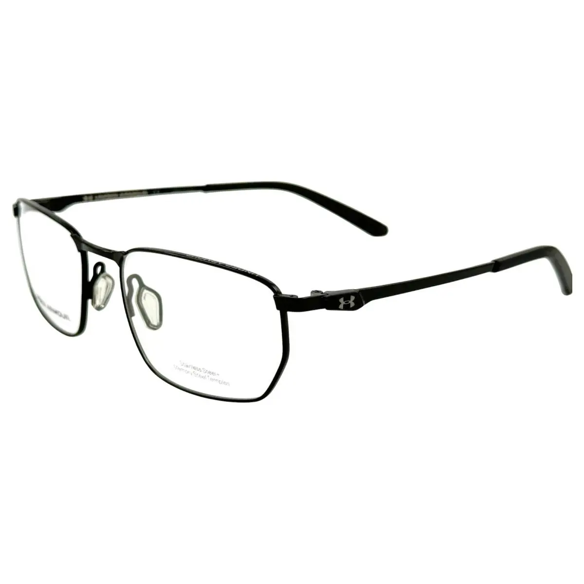 UA5046G Mens Metal Eyeglass Frame 003 Matte Black 55-18 Stainless by Under Armour