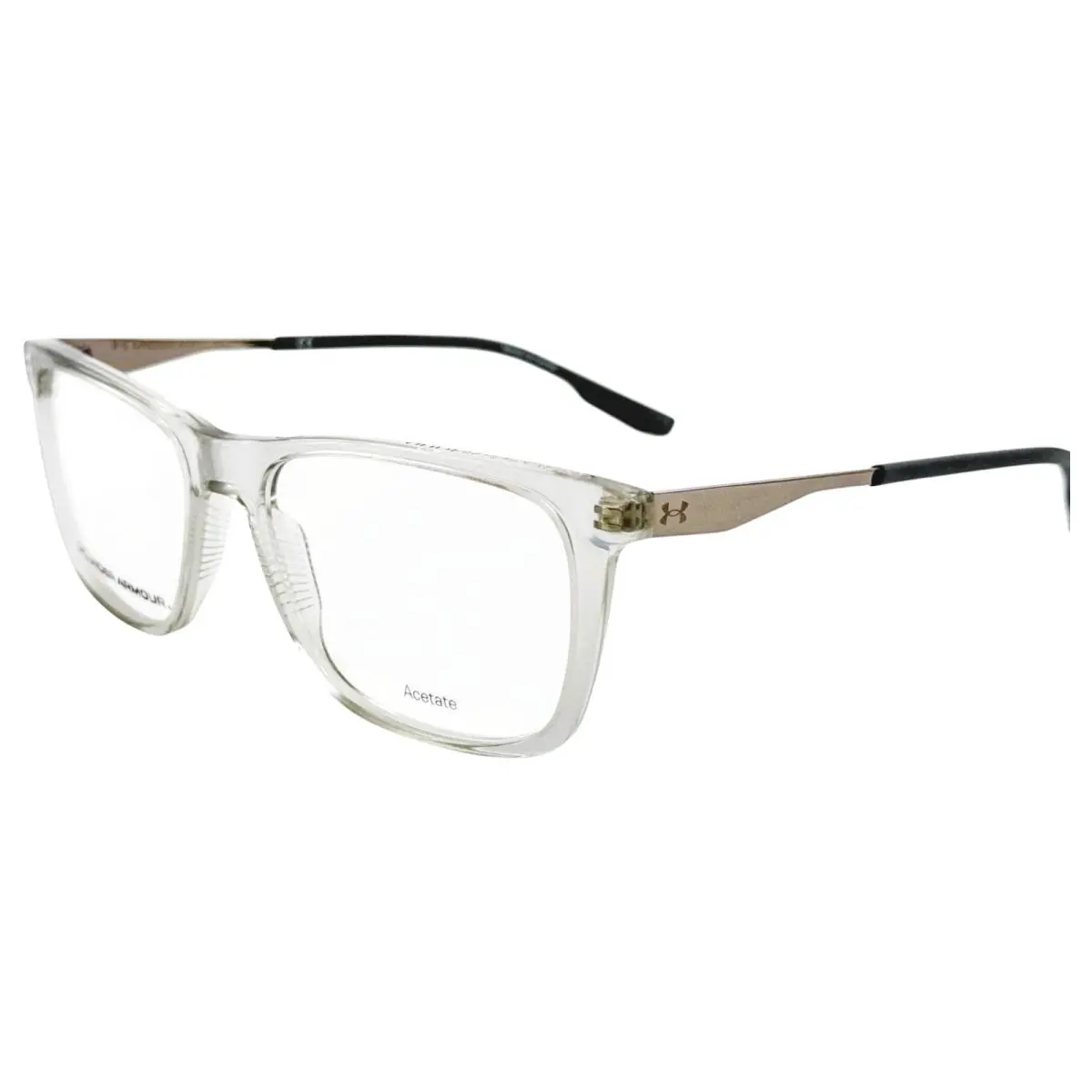 UA 5040 Mens Plastic Eyeglass Frame 63M Crystal Grey 52-17 w Case by Under Armour