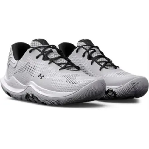 Under Armour shoes - White-White-Metallic Silver (UPC: 195253714122) 2