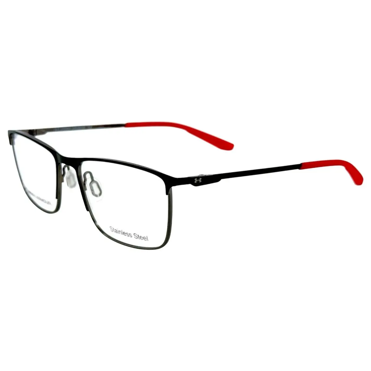 UA5006G Mens Metal Eyeglass Frame 003 Matte Black 55-18 Stainless by Under Armour