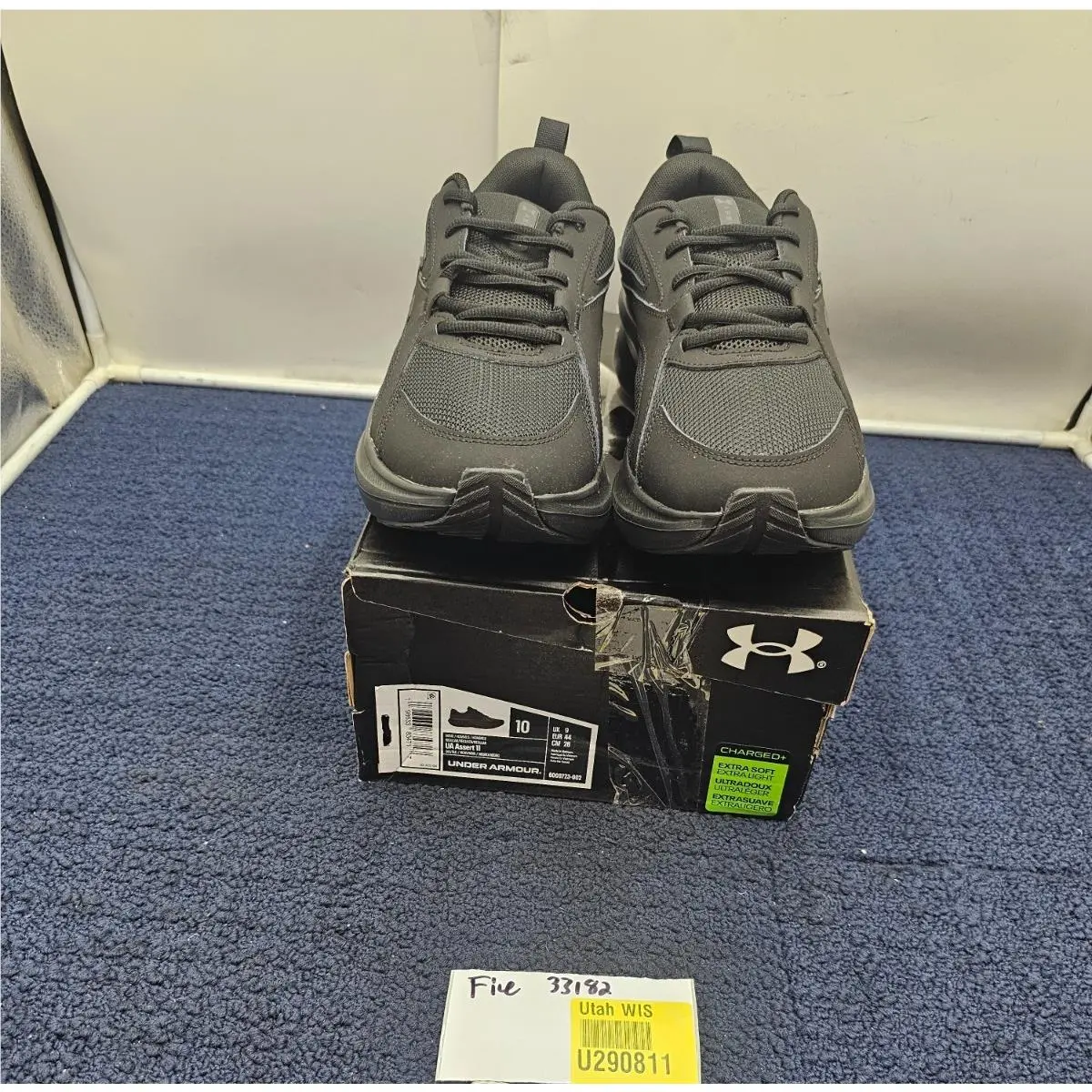 Under Armour shoes - Under Armour Charged Assert 11 - BLACK/BLACK/BLACK (UPC: 198633834717) 5