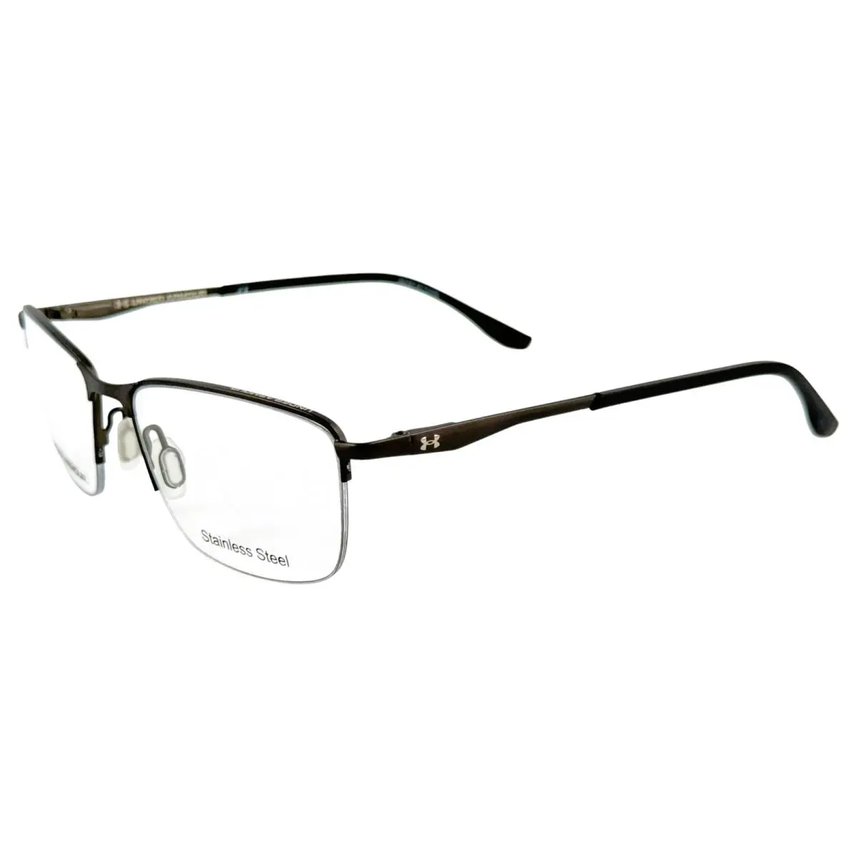 UA5039G Mens Semi Rimless Eyeglass Frame 5M0 Mt Dk Ruthenium 54-16 by Under Armour