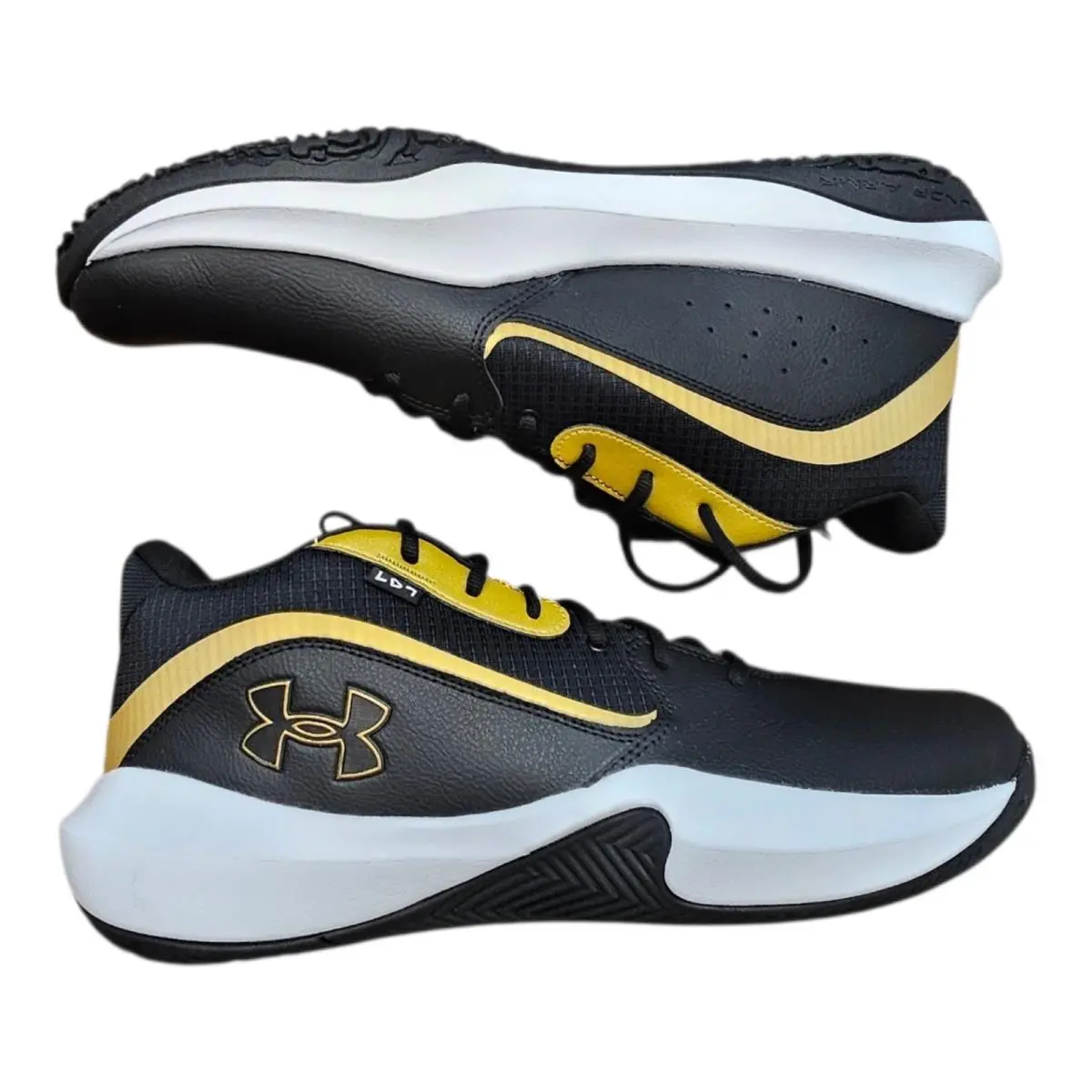 Under Armour shoes - 3028512-001 - 58222 - Black / Gold / White (UPC: 196886582225) 5