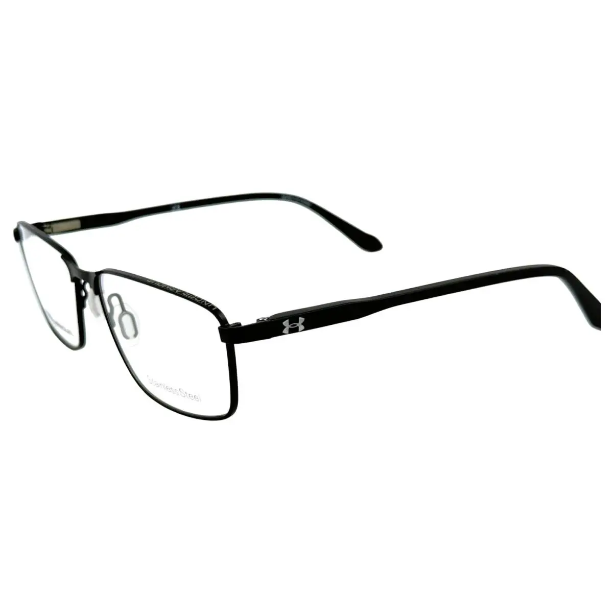 UA 5034G Mens Metal Eyeglass Frame 003 Matte Black 56-15 Stainless by Under Armour