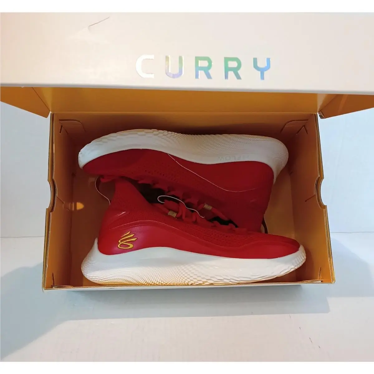 Under Armour shoes - Under Armour Curry Flow - Curry Flow - 3024036-600 - Red, Manufacturer: Red/White/Red 1
