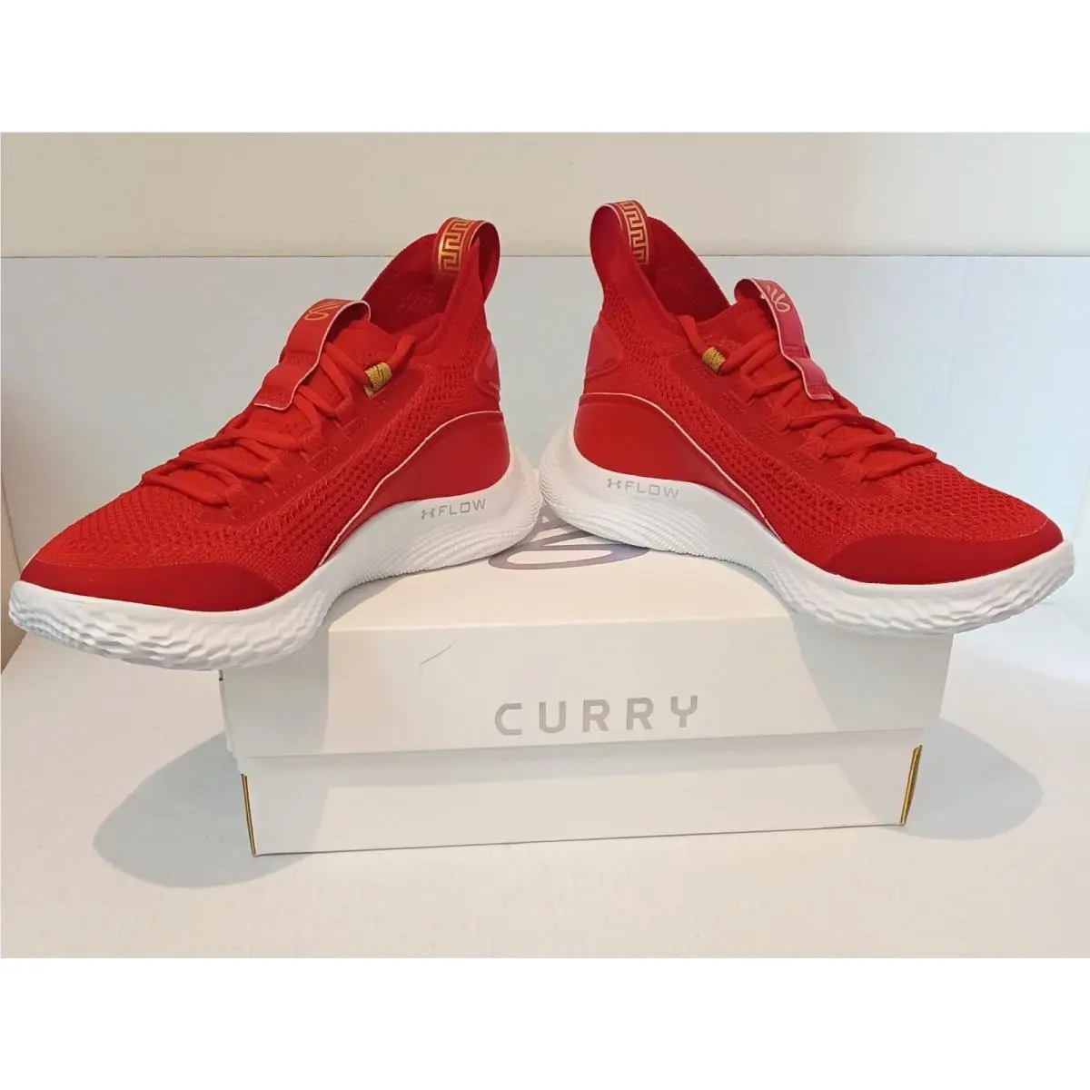 Under Armour shoes - Under Armour Curry Flow - Curry Flow - 3024036-600 - Red, Manufacturer: Red/White/Red 5