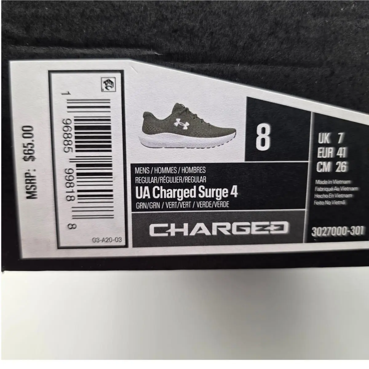 Under Armour shoes - Under Armour Charged Surge 4 - Green 0