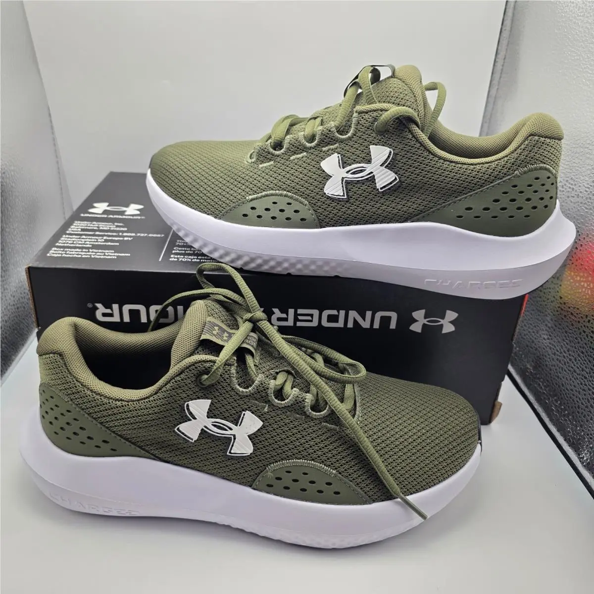 Under Armour shoes - Under Armour Charged Surge 4 - Green 2