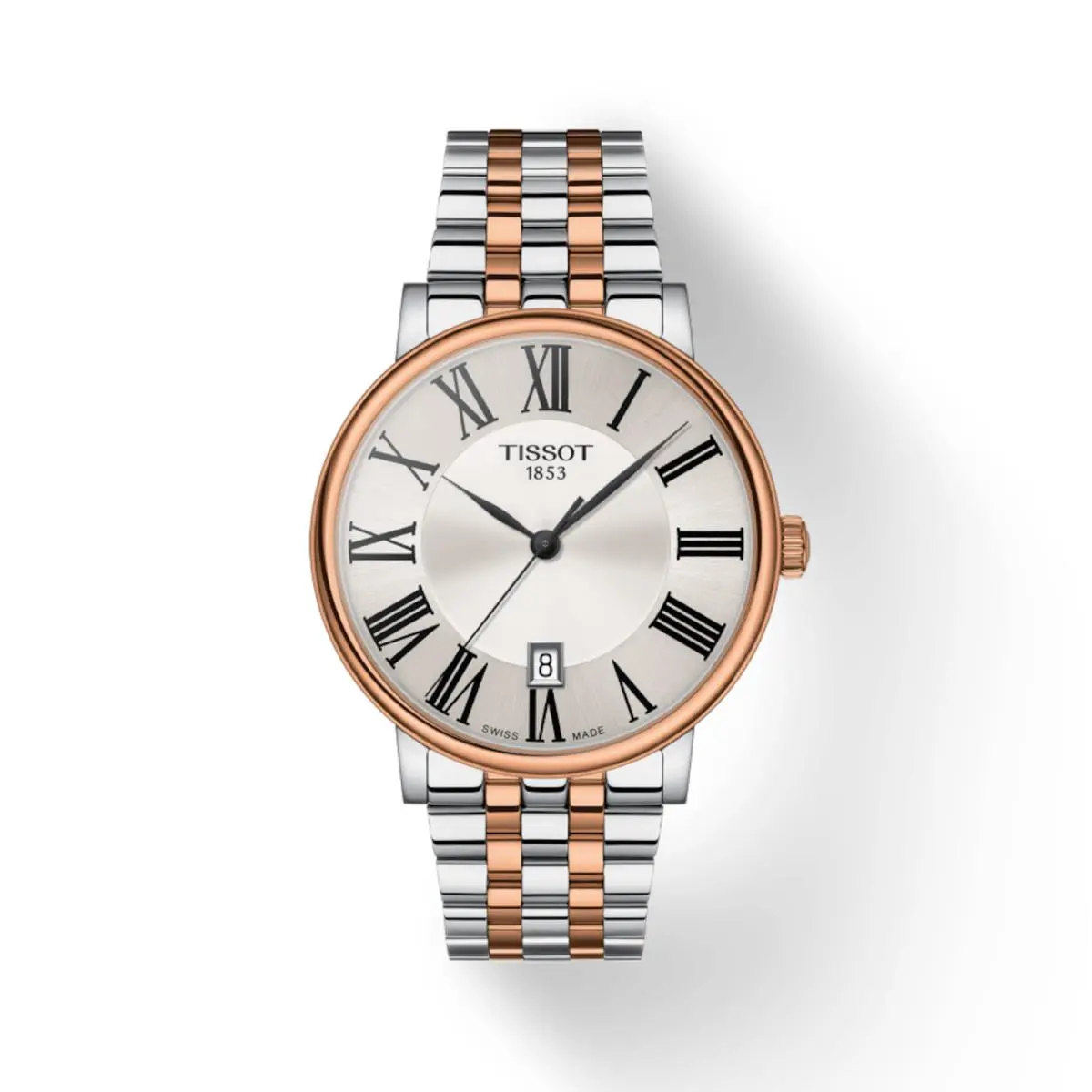 T-classic Carson Two-tone Silver Dial Wristwatch T1224102203300 by Tissot
