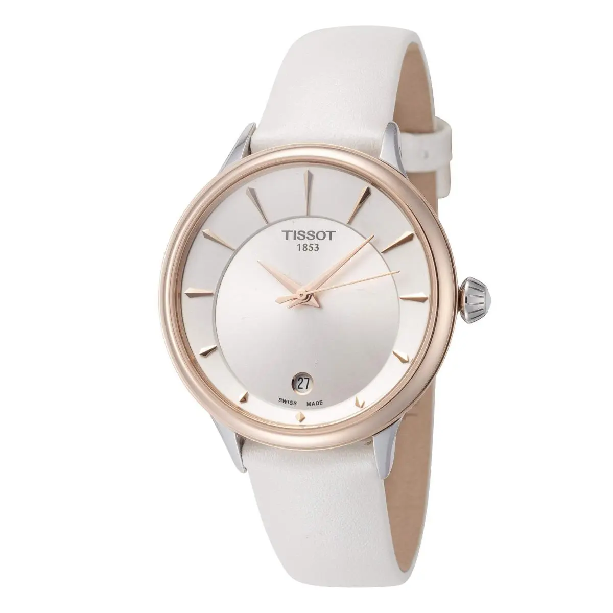 Odaci-t 33mm / Cream / White | Cream Dial Odaci-t 33mm / Cream / White Cream Dial Wristwatch T1332102603100 by Tissot
