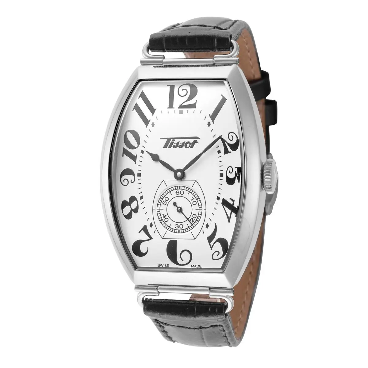 Heritage 31.1mm / White / Black | White Dial Heritage 31.1mm / White / Black White Dial Wristwatch T1285051601200 by Tissot