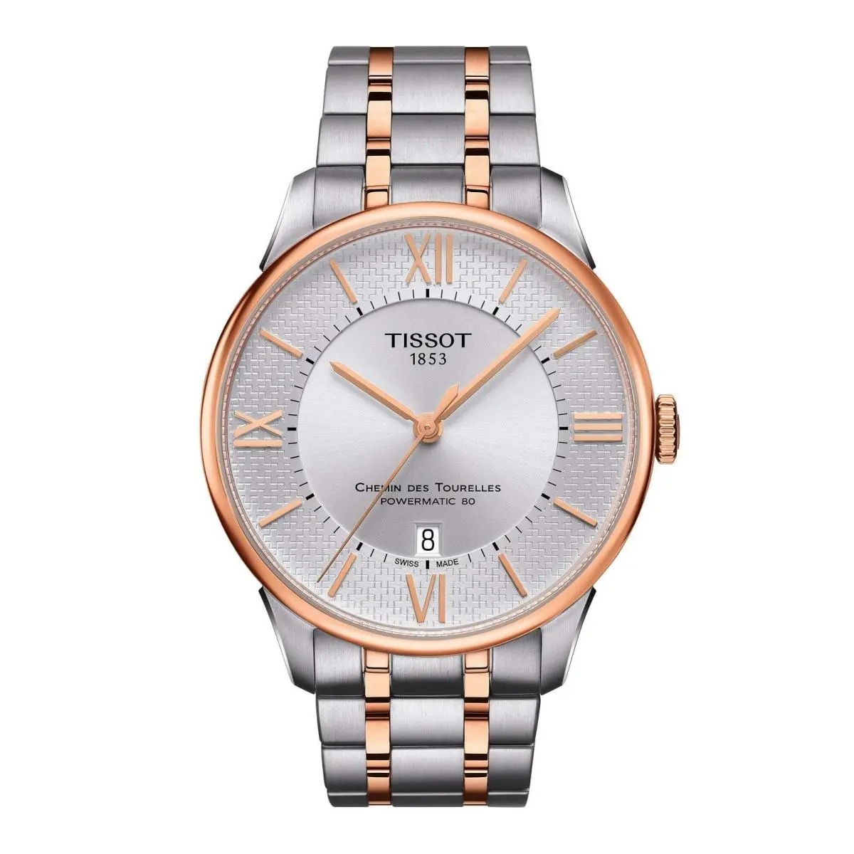 Chemin Powermatic 80 Silver Dial Wristwatch T0994072203801-PL by Tissot