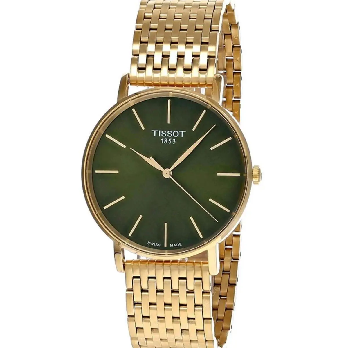 Everytime Green / Two-tone Green Dial Wristwatch T1434103309100 by Tissot