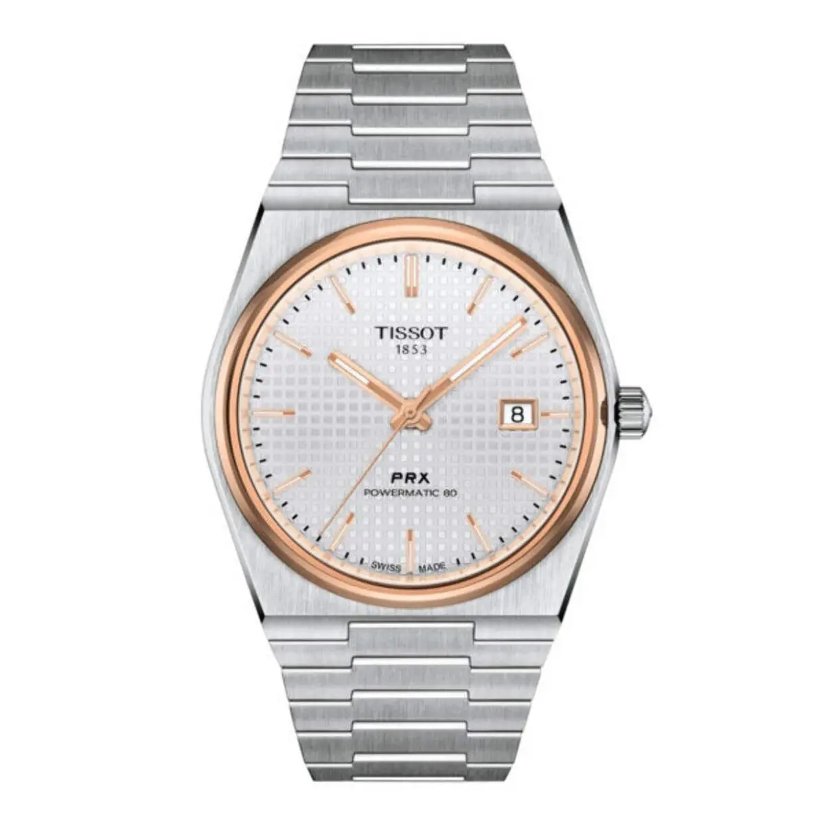 Prx Powermatic 80 Silver-tone Silver Dial Wristwatch T1374072103100 by Tissot