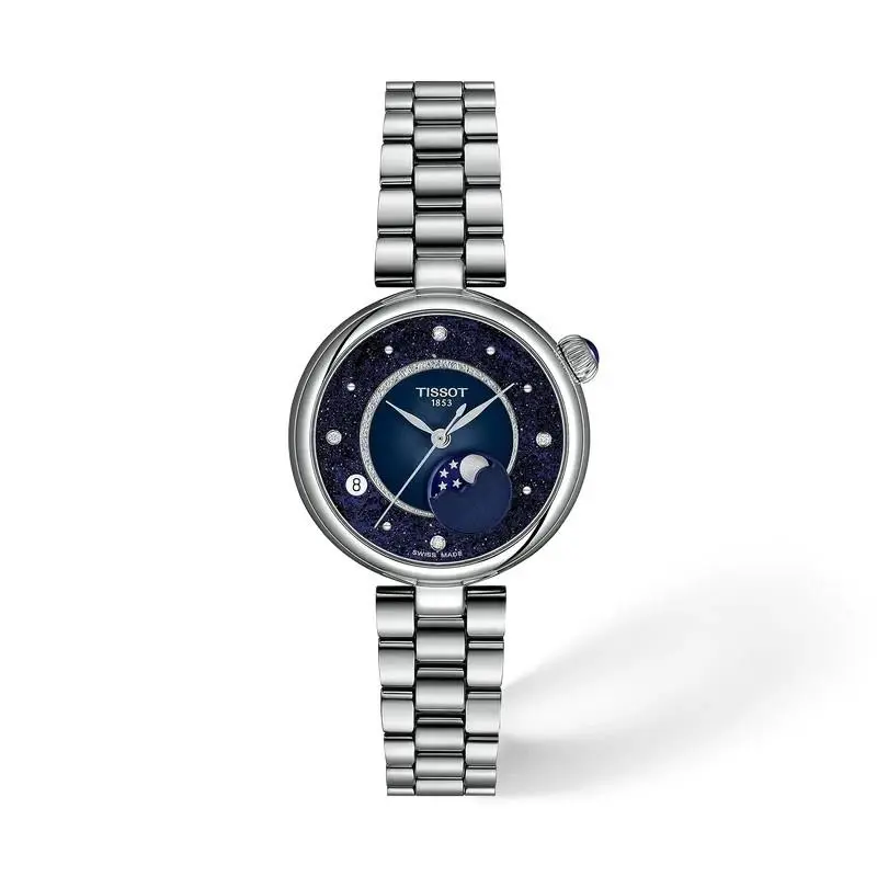 Desir 29.6mm Blue Dial Stainless Steel Watch T1522231149600 by Tissot