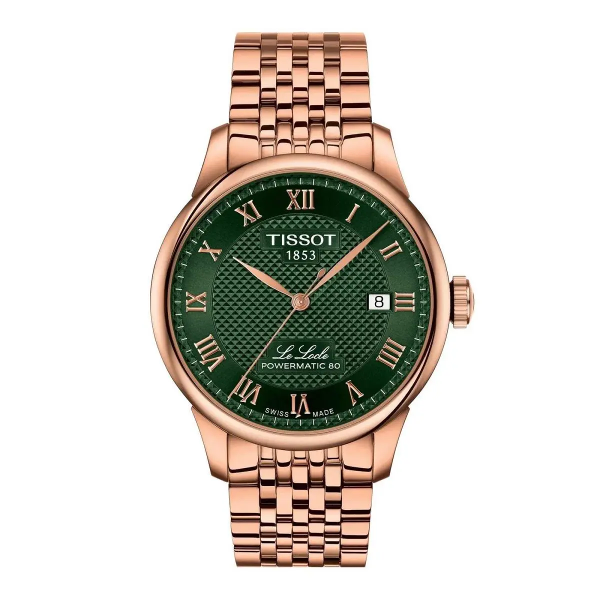 Le Locle Green Dial Wristwatch T0064073309300-PL by Tissot