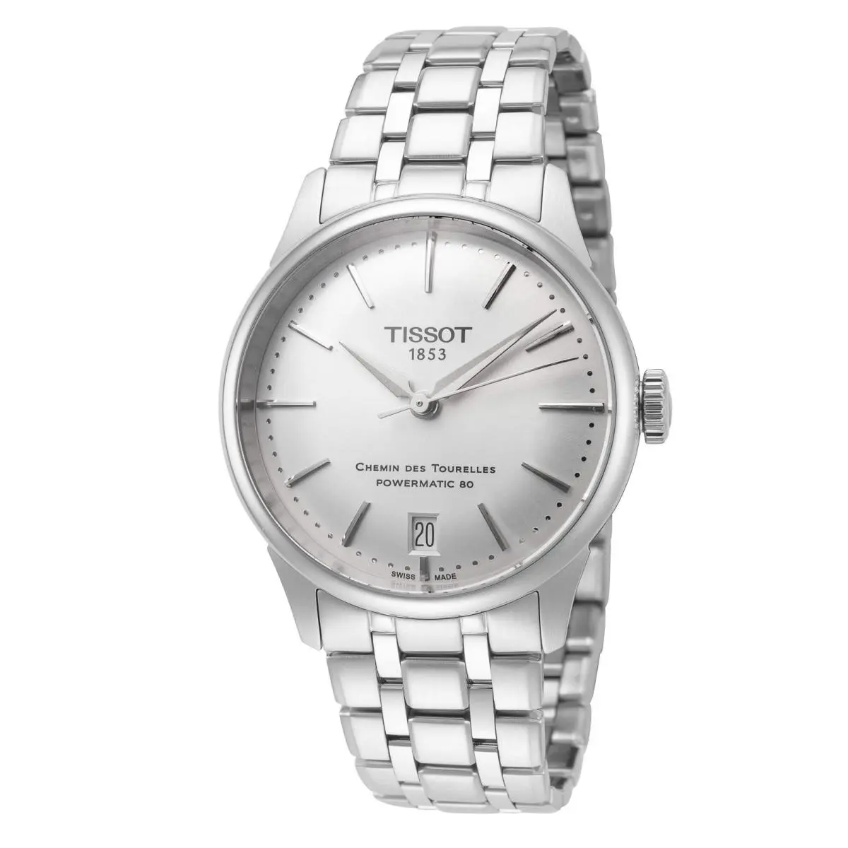 Chemin Des Tourelles 34mm / Silver / Silver | Silver Dial Chemin Des Tourelles 34mm / Silver / Silver Silver Dial Wristwatch T1392071103 by Tissot