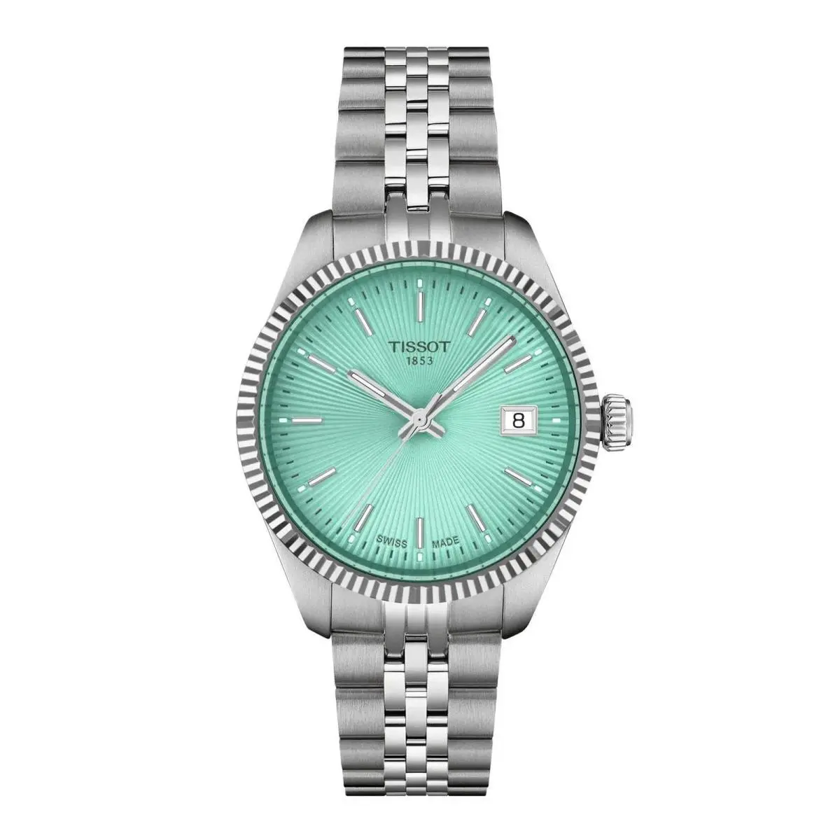 Ballade Green / Steel Green Dial Wristwatch T1562101109100-PL by Tissot