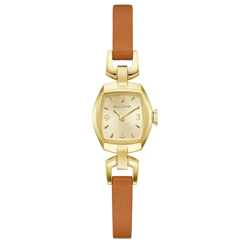 Goddess of Time Jackie 18mm Women`s Champagne Dial Watch 97L202 by Bulova
