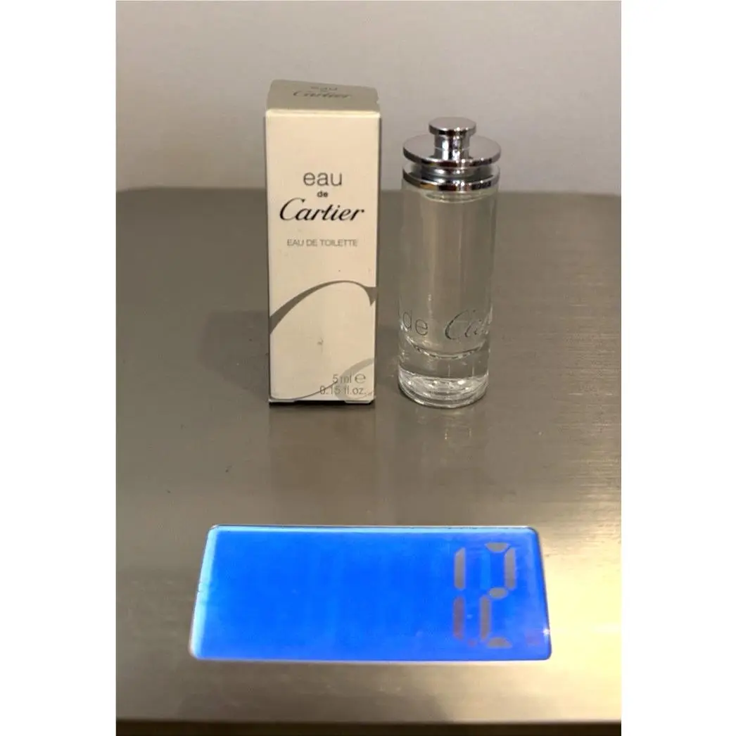 Eau de   For Unisex Edt Splash 0.5 oz / 15 ml Mini Miniature by Cartier