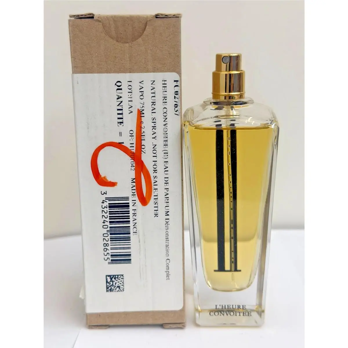 Cartier L`heure Convoitee II Eau DE Parfum Spray 2.5 oz/75 ml Brown Box Rare