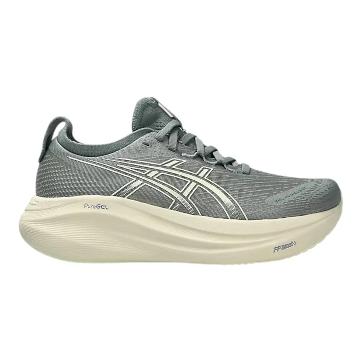 Asics Gel-nimbus 27 Running Shoes in Monument Blue/whisper Green Women